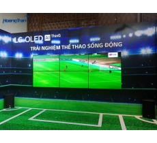 Hoàng Trần cho thuê màn hình ghép Video Wall tại sự kiện ra mắt dòng TV OLED 8K của LG ở thị trường 