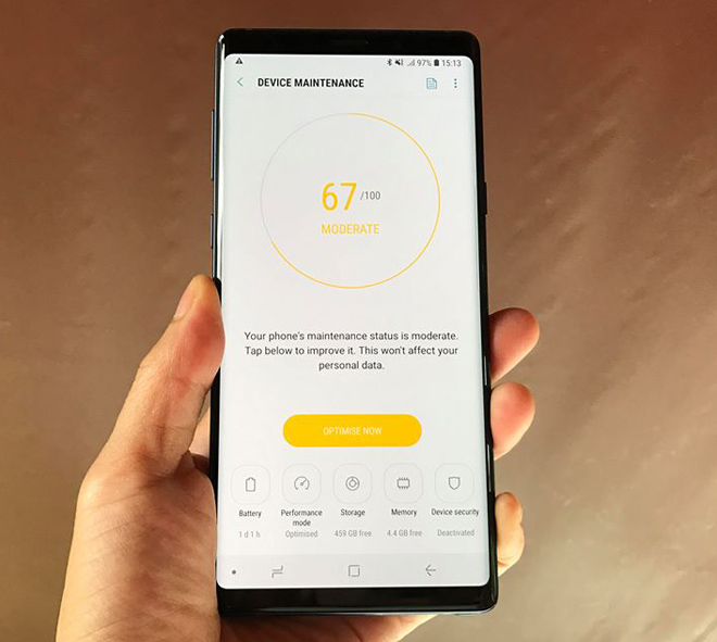 Note 9_ hiệu suất
