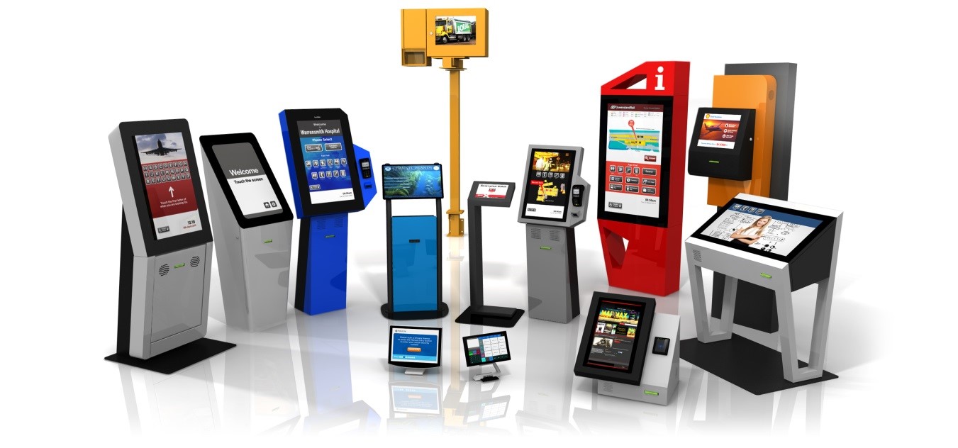 Các thành phần của một kiosk điển hình
