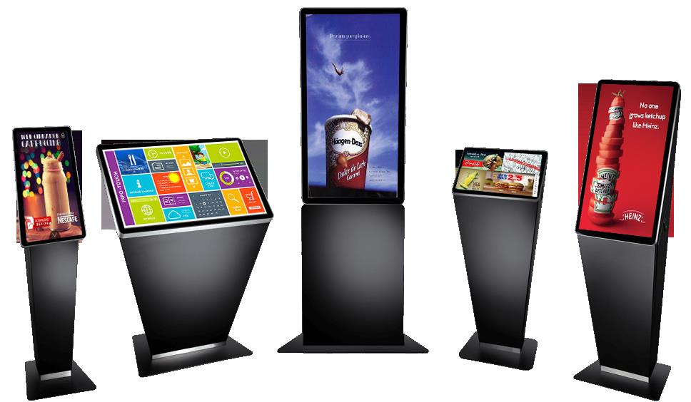 Cho thue man hinh quang cao dien tu kiosk dang dung