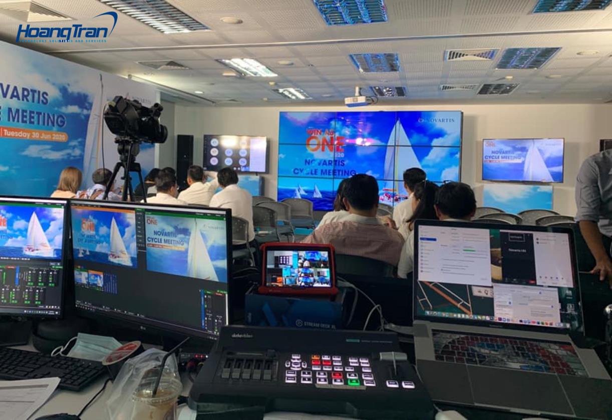 cho thue video wall 3x3 oled 55 inch