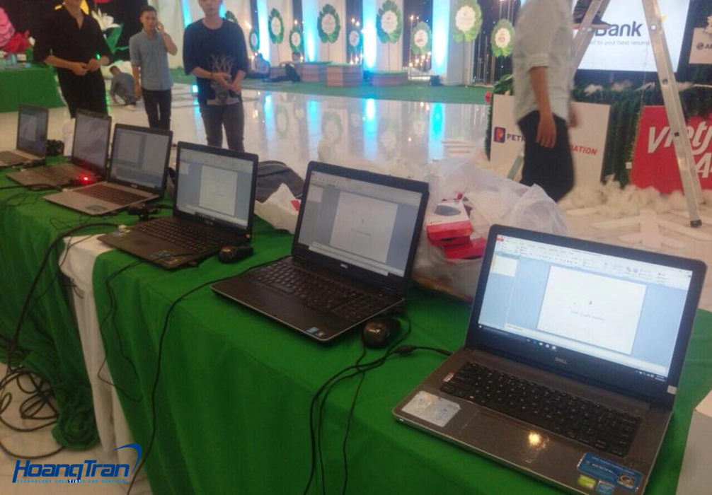Hoàng Trần cho thuê thiết bị Laptop cấu hình cao, chất lượng đồng bộ hóa